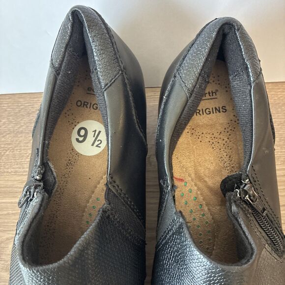 NWoT EARTH ORIGINS "Melva" Women Size 9.5, Black Bootie Small Heel Comfort - Picture 3 of 9